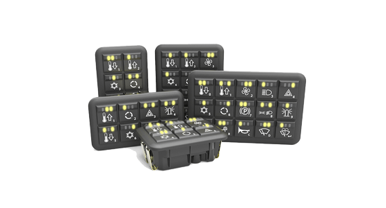 CANbus Displays, Controllers & Keypads