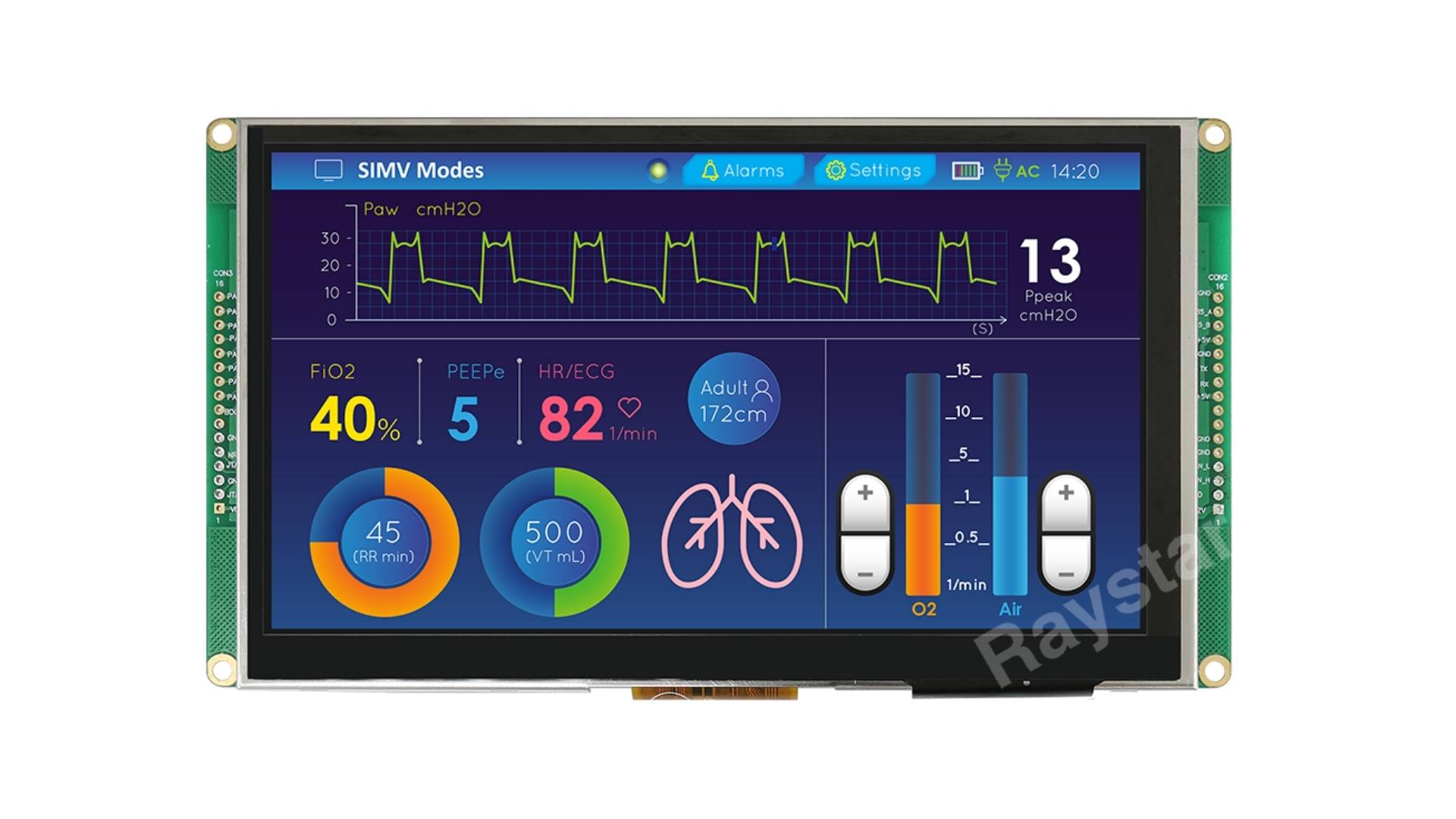 Display RL0F0007000A8GAAASA00 – Raystar